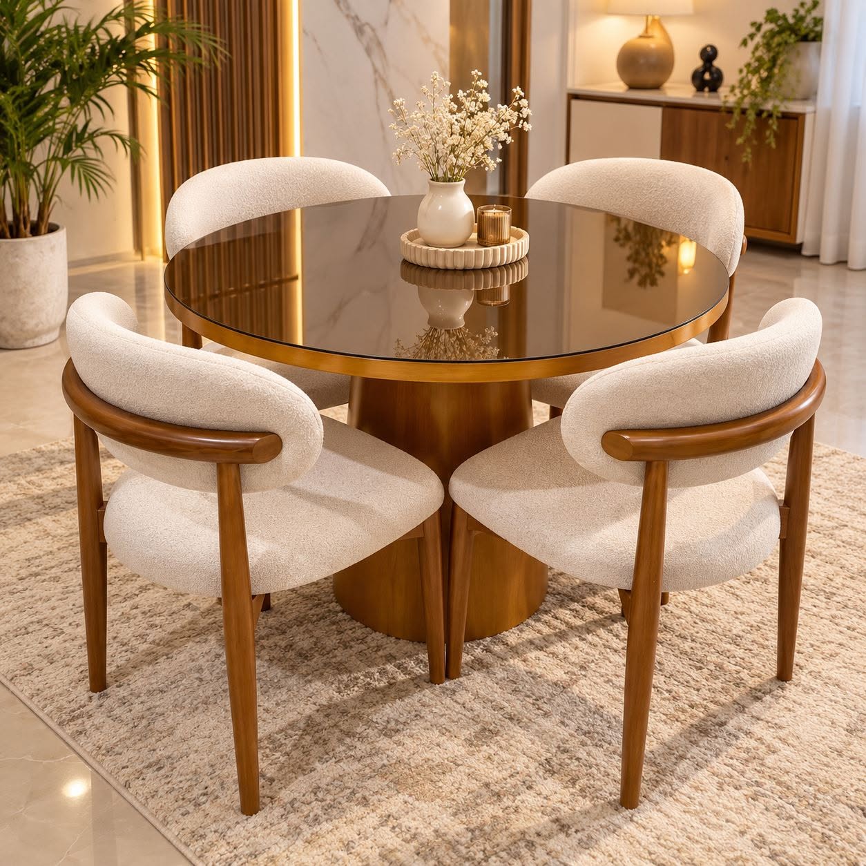 سفرة دائرية مودرن